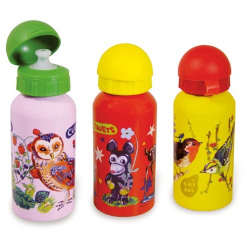 Gourde en métal Nathalie Lété Jaune